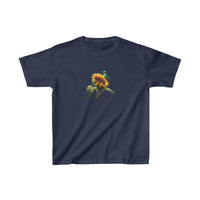 Load image into Gallery viewer, Sunflower Hummingbird-Kids Heavy Cotton™ Tee
