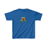 Load image into Gallery viewer, Sunflower Hummingbird-Kids Heavy Cotton™ Tee
