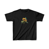 Load image into Gallery viewer, Sunflower Hummingbird-Kids Heavy Cotton™ Tee
