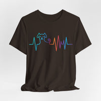 Load image into Gallery viewer, Dog Heartbeat T-Shirt