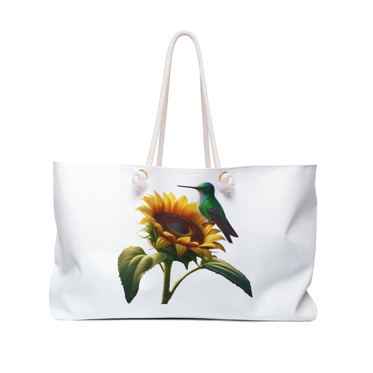 Sunflower-Hummingbird-Weekender Bag