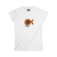 Load image into Gallery viewer, Cosmic Sunflower Hummingbird T-Shirt
