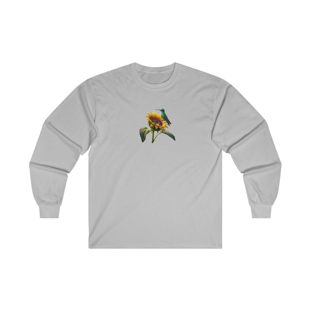 Sunflower-Hummingbird-Long Sleeve Tee