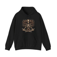 Load image into Gallery viewer, Skelly Sukhasana -Unisex Heavy Blend™ Hooded Sweatshirt
