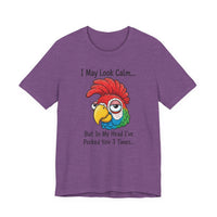 Load image into Gallery viewer, I May Look Calm-Funny Rooster T-Shirt