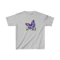 Load image into Gallery viewer, Purple Butterfly-Kids Heavy Cotton™ Tee
