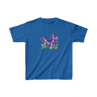 Load image into Gallery viewer, Purple Butterfly-Kids Heavy Cotton™ Tee
