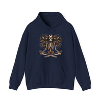 Load image into Gallery viewer, Skelly Sukhasana -Unisex Heavy Blend™ Hooded Sweatshirt
