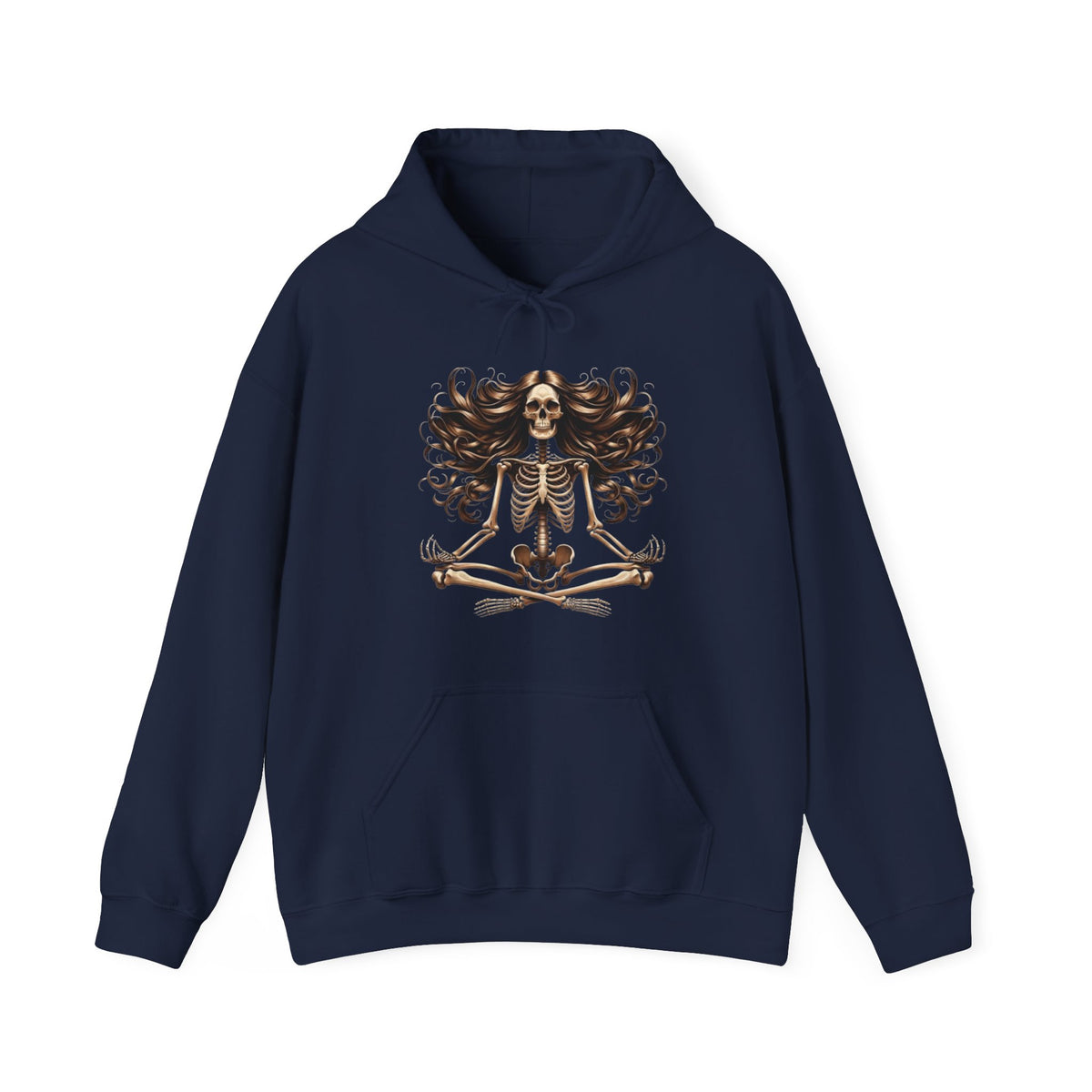 Skelly-Sukhasana II-Unisex Heavy Blend™ Hooded Sweatshirt