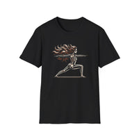 Load image into Gallery viewer, Skelly Warrior Pose-Unisex Softstyle T-Shirt
