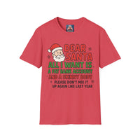 Load image into Gallery viewer, Dear Santa, All I Want For Christmas-T-Shirt