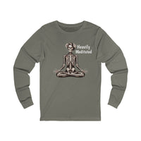 Load image into Gallery viewer, Lotus Heavily Meditated-Long Sleeve-T-shirt
