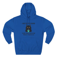 Load image into Gallery viewer, "I Have Selective Hearing" Funny Cat Lover Hoodie