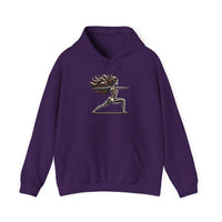 Load image into Gallery viewer, Skelly Warrior Pose-Unisex Heavy Blend™ Hooded Sweatshirt