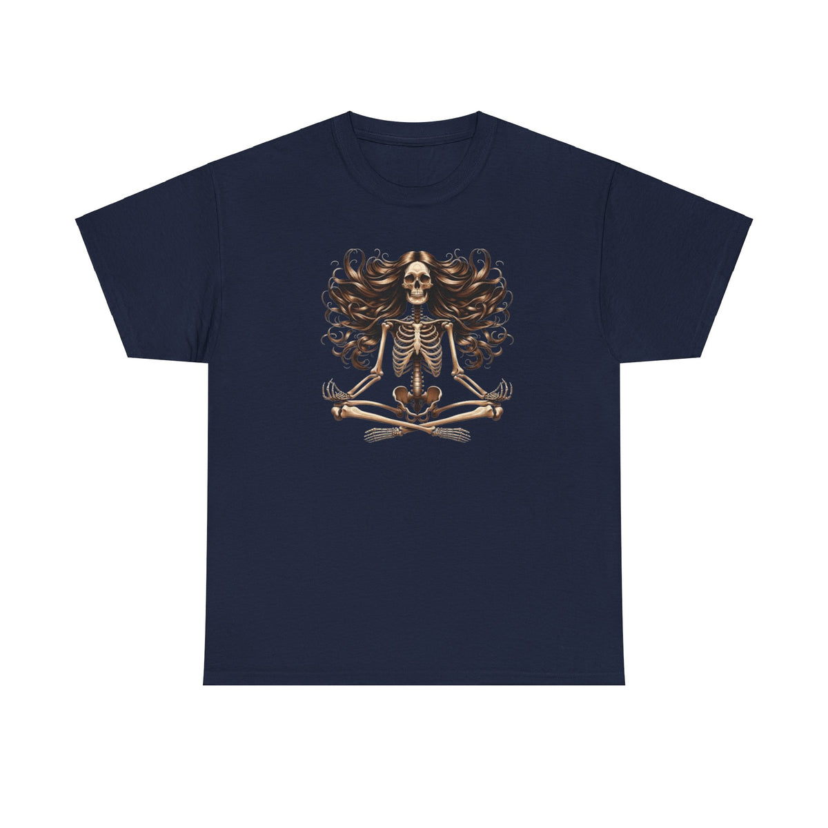 Skelly-Sukhasana II-Unisex Heavy Cotton Tee