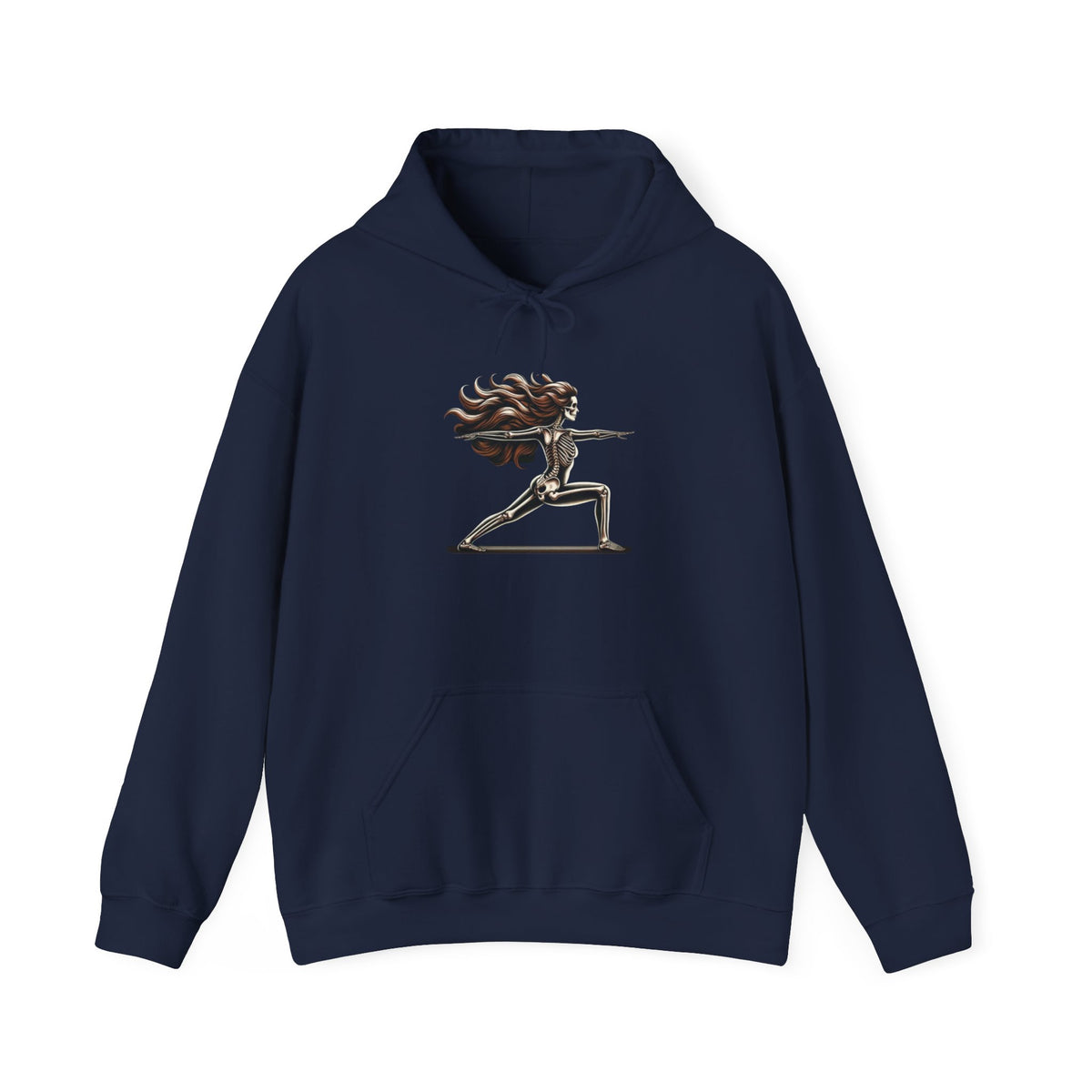 Skelly Warrior Pose-Unisex Heavy Blend™ Hooded Sweatshirt