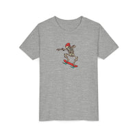 Load image into Gallery viewer, 🛹💀 Youth Skateboard Skeleton Graphic Tee – Cool Kids Skater T-Shirt
