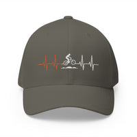 Load image into Gallery viewer, Cycling Heartbeat Embroidered Cap – Mountain Biker Gift 🚵‍♂️❤️