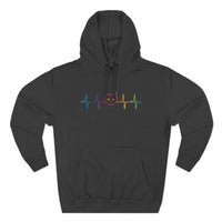 Load image into Gallery viewer, Rainbow Cat Heartbeat Hoodie