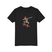 Load image into Gallery viewer, 🛹💀 Dabbing Skateboard Skeleton Youth T-Shirt