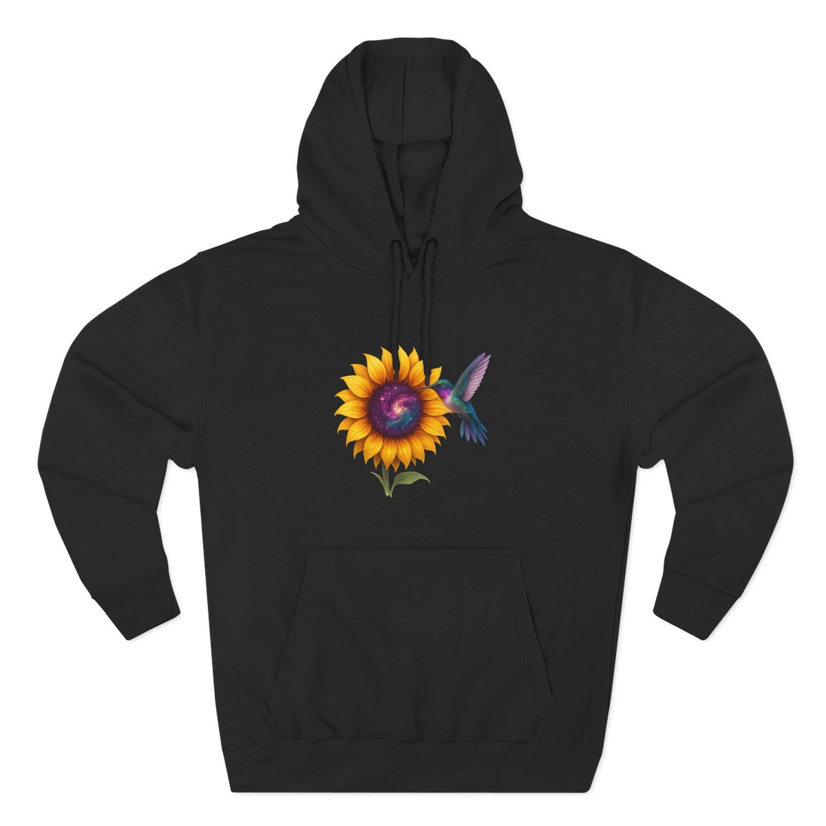 Purple- Cosmic-Hummingbird-Sunflower-Hoodie