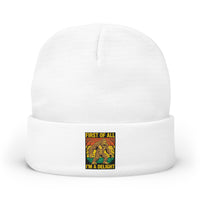 Load image into Gallery viewer, "First of All I'm a Delight"-Embroidered Knit Beanie