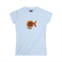 Load image into Gallery viewer, Cosmic Sunflower Hummingbird T-Shirt
