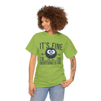 Load image into Gallery viewer, Everything Is Fine-Unisex Heavy Cotton Tee
