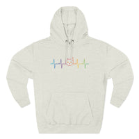 Load image into Gallery viewer, Rainbow Cat Heartbeat Hoodie