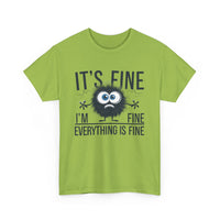 Load image into Gallery viewer, Everything Is Fine-Unisex Heavy Cotton Tee
