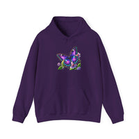 Load image into Gallery viewer, Purple Butterfly-Hooded Sweatshirt
