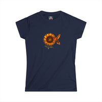 Load image into Gallery viewer, Cosmic Sunflower Hummingbird T-Shirt
