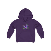 Load image into Gallery viewer, Purple Butterfly-Kids Hooded Sweatshirt
