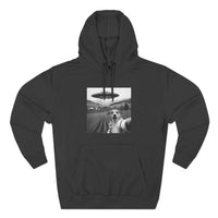 Load image into Gallery viewer, Funny Dog Selfie with UFO Graphic Hoodie