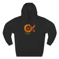 Load image into Gallery viewer, Gold-Cosmic-Hummingbird-Sunflower-Hoodie
