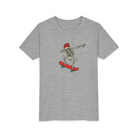 Load image into Gallery viewer, 🛹💀 Dabbing Skateboard Skeleton Youth T-Shirt