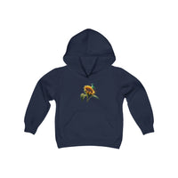 Load image into Gallery viewer, Sunflower Hummingbird-Kids Hooded Sweatshirt
