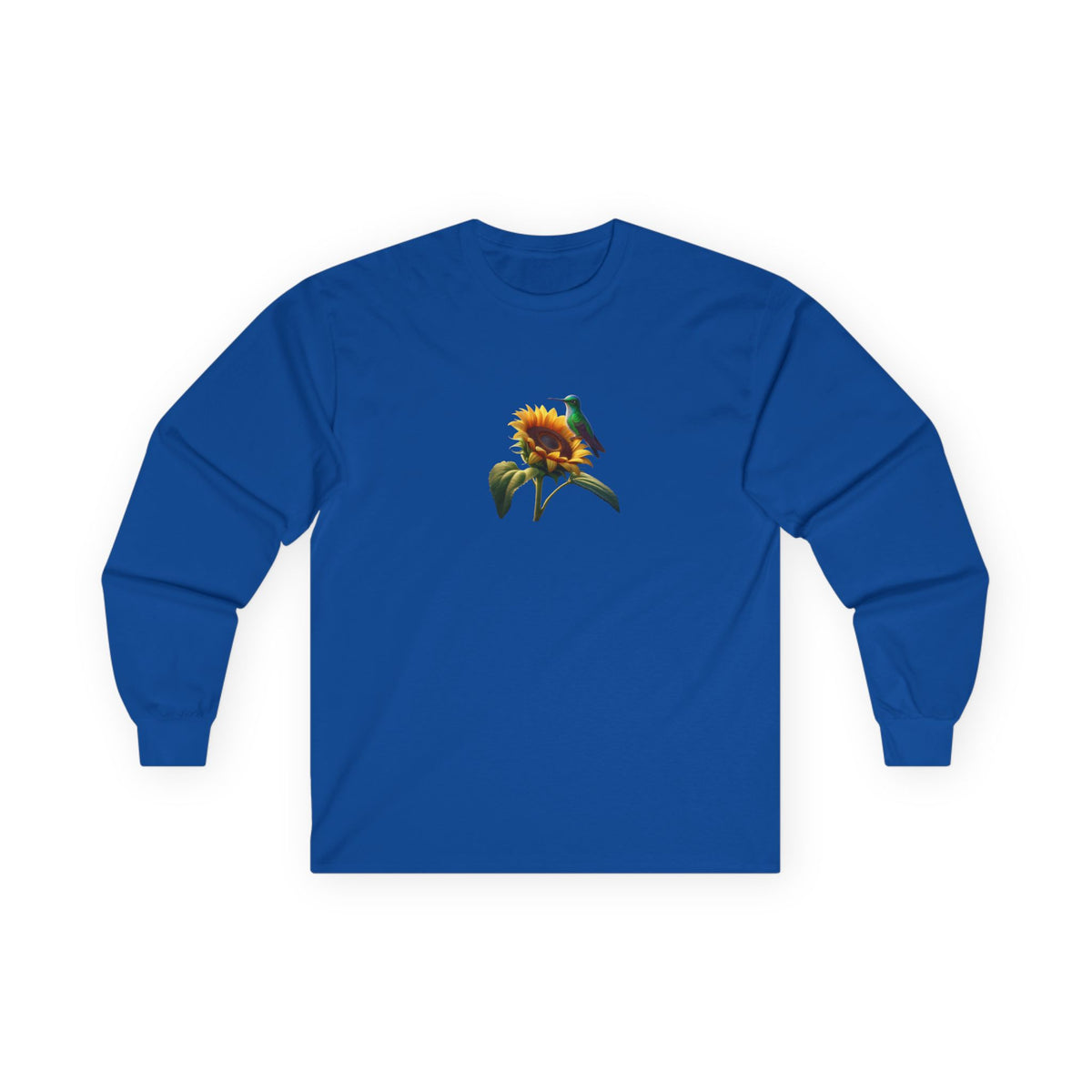 Sunflower-Hummingbird-Long Sleeve-T-shirt