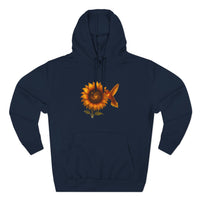 Load image into Gallery viewer, Gold-Cosmic-Hummingbird-Sunflower-Hoodie
