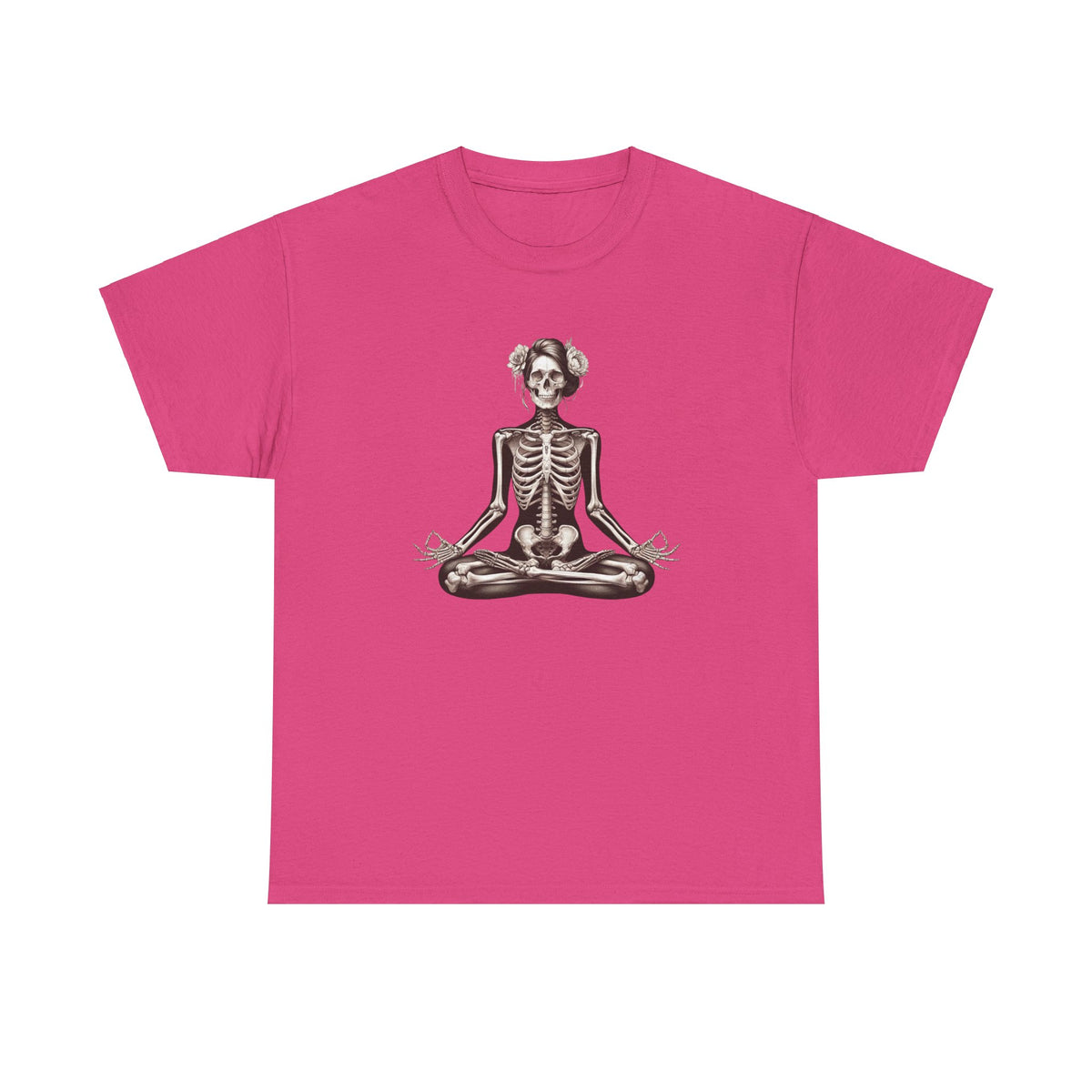 Skelly-Sukhasana-Unisex Heavy Cotton Tee