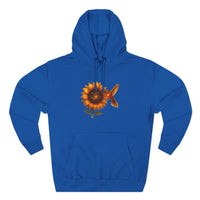 Load image into Gallery viewer, Gold-Cosmic-Hummingbird-Sunflower-Hoodie
