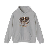 Load image into Gallery viewer, Skelly Sukhasana -Unisex Heavy Blend™ Hooded Sweatshirt
