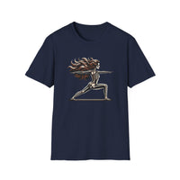 Load image into Gallery viewer, Skelly Warrior Pose-Unisex Softstyle T-Shirt
