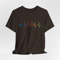 Load image into Gallery viewer, Cat Heartbeat T‑Shirt