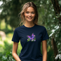 Load image into Gallery viewer, Purple Butterfly-Unisex Softstyle-T-Shirt
