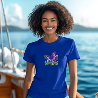 Load image into Gallery viewer, Purple Butterfly-Women&#39;s Softstyle Tee
