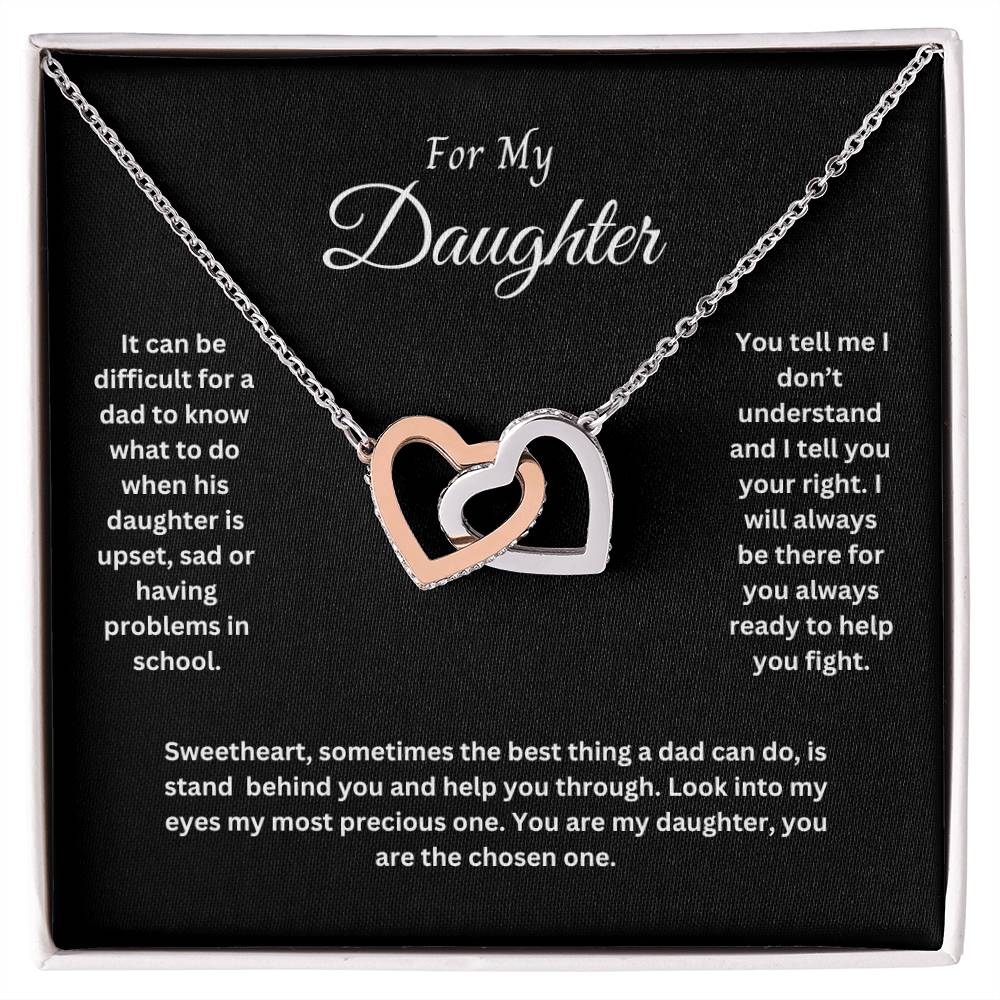 Daughter-What To Do-Interlocking Hearts-Blk/Wht