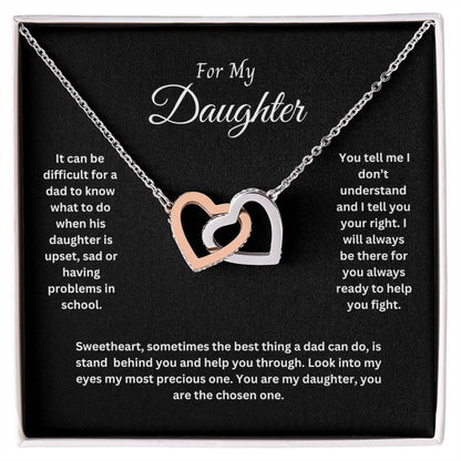 Daughter-What To Do-Interlocking Hearts-Blk/Wht