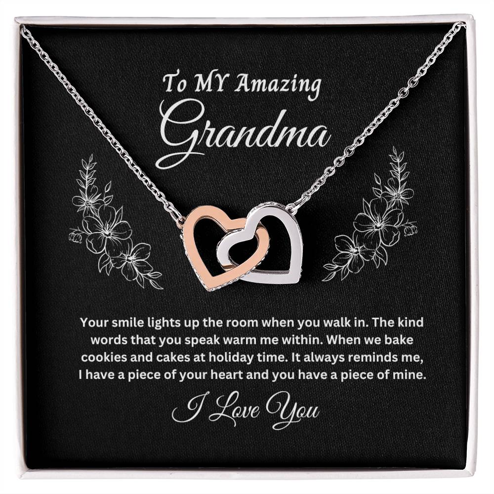 Grandma-Light Up The Room-Interlocking Hearts-BLK