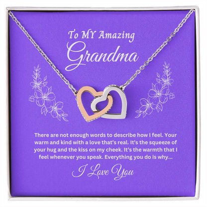 Grandma-Not Enough Words-Interlocking Hearts-Prpl